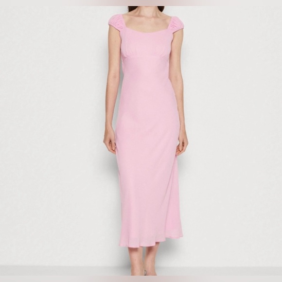 Women’s Abercrombie and Fitch pastel pink maxi dress size xs - Picture 3 of 10